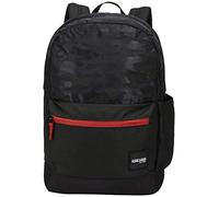 Case-Logic CCAM-2126 Zaino da 26 L, versatile, corpo in tessuto di alta qualità, base imbottita e resistente, in poliestere 1200D, Nero camouflage