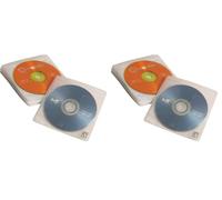 -CASE LOGIC CDS-120 WHITE PROSLEEVES ACC NUOVO