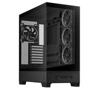 ASUS A31 PLUS TG ARGB BLK, Case ATX Nero, Pannello in Vetro Temperato | Supporta Schede Madri con Connettori Nascosti, Radiatori da 360 mm e Schede Grafiche da 380 mm, 4 Ventole ARGB Preinstallate
