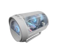 Case Mars Gaming MC-CYLON Design Turbina RGB Micro-ATX Bianco