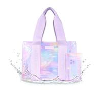 Case-Mate Borsa tote da spiaggia da donna, borsa a tracolla con custodia per telefono, design a prova di punta e cinturino jacquard, grande borsa da viaggio per spiaggia, piscina, concerti, crociera