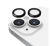 Case-Mate Camera Lens Protector with Black Aluminum Rings for iPhone 15 / iPhone 15 Plus - Double Tempered Glass - Anti-Scratch Tech - Ultra HD View with Night Shooting, Case Friendly, Easy Install