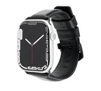 Case-Mate Cinturino di ricambio per Apple Watch da 49 mm, 46 mm, 45 mm, 44 mm, 42 mm, in vera pelle, per uomo e donna, compatibile con iWatch Ultra 2/1 Series 10/9/8/7/6/5/4/3/2/1/SE, cinturino in