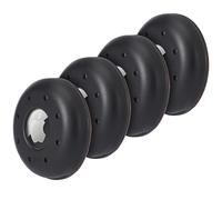 Case-Mate - Custodia adesiva per AirTags - Supporto - Si attacca alla maggior parte delle superfici dure - Confezione da 4 - Nero