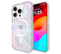 CASE-MATE Custodia per iPhone 15 Pro, con bolle di sapone [protezione contro le cadute da 3,2 m] [compatibile con MagSafe] Cover magnetica con effetto vortice iridescente per iPhone 15 Pro da 6,1