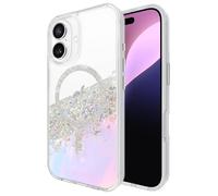 Case-Mate Custodia per iPhone 16 [compatibile con MagSafe] - Custodia olografica scintillante con protezione dalle cadute da 3,7 m - Cover magnetica di alta qualità per iPhone 16 - Karat Iridescente