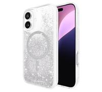 Case-Mate Custodia per iPhone 16 [compatibile con MagSafe] - Custodia per telefono glitterata liquida scintillante con protezione dalle cadute da 3,7 m - Cover magnetica di alta qualità per iPhone 16