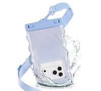 Case-Mate Custodia per telefono ondulata impermeabile IP68 - Grande custodia per telefono galleggiante con cordino a tracolla - Forniture da viaggio di nave da crociera compatibili con tutti i