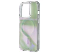 CASE-MATE Custodia per iPhone 15 Pro, con bolle di sapone [protezione contro le cadute da 3,2 m] [compatibile con MagSafe] Cover magnetica con effetto vortice iridescente per iPhone 15 Pro da 6,1