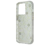 CASE-MATE Custodia protettiva con gemme floreali compatibile con Apple iPhone 14 Pro fiori [Antiurto | Protezione dalle cadute fino a 3 m | Realizzata in materiale riciclato] - Glitter