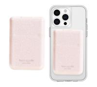 Case-Mate kate spade new york - Portafoglio magnetico per telefono/carte di credito, compatibile con MagSafe Wallet - That Sparkle Pink