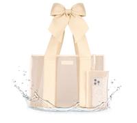 Case-Mate Large Tote Bag, Donna, Rafia Ecru