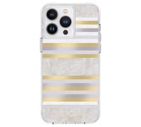 Case-Mate Pearl Stripes MagSafe - Custodia per iPhone 14 Pro Max decorata con ma