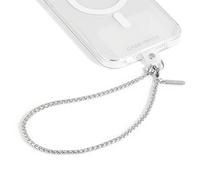 Case-Mate Phone Charm with Silver Chain - Detachable Anti Theft Strap - Hands-Free iPhone Wrist Strap for Women - Phone Wristlet for Galaxy, Pixel and More - Dainty Silver Chain