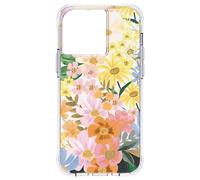 CASE-MATE Rifle Paper Co. - Custodia per iPhone 13 Pro - Protezione contro le cadute di 3 m - Dettagli dorati - Margherita