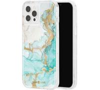 Case-Mate - Tough Groove - Custodia per iPhone 12 Pro Max (5G) - Protezione contro le cadute da 10 piedi - 6,7 pollici - Marmo oceano