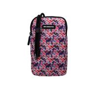 case&me Borsetta A Tracolla Per Smartphone, Tracolla Regolabile, Zip, Due Tasche, M Pattern