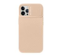 case&me cover con protezione totale per fotocamera, iPhone 12 Pro, protezione fotocamera rimovibile, rosa salmone