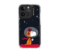 case&me cover per iPhone 15 Pro Max a tema Peanuts, cover iPhone Snoopy, protezione della fotocamera, tasti protetti, blu