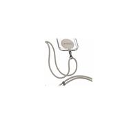 case&me cordino per cellulare, laccio da cellulare, tracolla, laccetto regolabile, placcheta inclusa, grigio