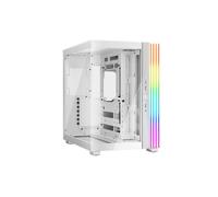 Case Medio Torre ATX con pannelli in vetro, illuminazione RGB e design elegante.