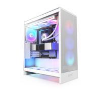 Case medio-torre - NZXT - CM-H72FW-R1 - H7 Flow RGB con ventilatori RGB inclusi - Bianco