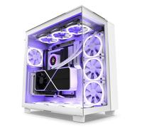Case medio-torre - NZXT - H9 Elite - Vetro temperato - Supporto RGB - Bianco