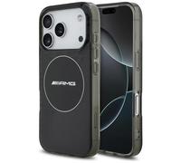 Case Mercedes AMG Magsafe IPHONE 17 Pro Plastica Nero Trasparente Logo