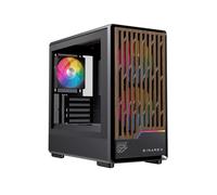 CASE MICROATX GAMING PM400RGBBK MICROATX/ITX BLACK 3 X RGB FANS