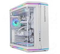 Case Mid-Tower ATX Nox Hummer Anvil Vetro Temperato Curvo ARGB Bianca USB 3.0 Type C