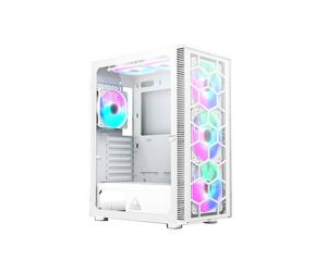 Case Midi-Tower - MONTECH - X3 Glass - DRGB - Vetro temprato - Bianco