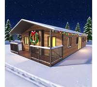 Case minuscole moderne per adulti - Casa prefabbricata pieghevole personalizzabile con ponte anteriore e layout espandibile Casa off-grid prefabbricata modulare per vivere sostenibile