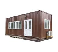 Case minuscole prefabbricate da 10 piedi in vendita, casa modulare portatile - con bagno e cucina contenitore Casa per vivere in per adulti Casa mobile pieghevole