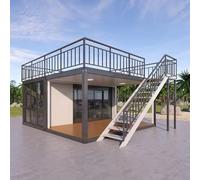Case minuscole prefabbricate personalizzabili - 20ft/30ft/40ft Casa modulare del contenitore con 1-4 camere da letto, cucina e bagno