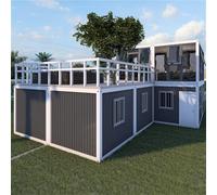 Case minuscole prefabbricate personalizzabili da 20ft/30ft/40ft - Casa modulare del contenitore con 1-4 camere da letto, cucina e bagno