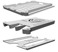 Case Mount Compatible with Raspberry Pi 3 B+ - Quick-Connect Wall Mount System