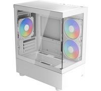 Case PC Aerocool Viewport Mini ARGB Bianco Vetro Temperato