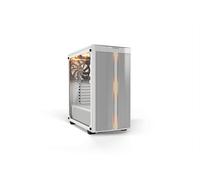 be quiet! Pure Base 500DX White PC case, 3 ventole preinstallate Pure Wings 2 140mm, pannello frontale e superiore studiati per massimo airflow, ARGB, USB 3.2 Gen2 Type C, supporta radiatori da 360mm