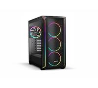 be quiet! Shadow Base 800 FX Black Case PC con ventola Light Wings 140mm PWM, illuminazione ARGB, USB 3.2 Gen. 2 Type C, flusso d'aria, design Open-Mesh, pannello laterale in vetro temperato