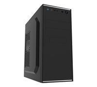 Case PC CiT JETSTREAM-SILVER Midi Tower ATX 500W Nero Argento