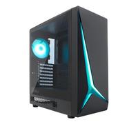 Case PC Coolbox GA450 Star Light ARGB Vetro Temprato Nero