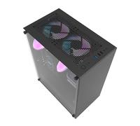 darkflash DK100 Black Case Gaming Midi Tower ATX ITX M-ATX USB 3.0 Nero
