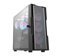 Case PC Darkflash DK431 Mesh Nera + 4 Ventilatori ARGB