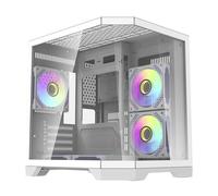 darkFlash FT350 Case ATX Mini Tower Bianco 5 Ventole ARGB