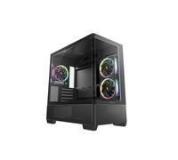 Case PC DEEPCOOL CG380U 3F Tower Nero vetro temperato micro ATX RGB 2x120 mm laterali 1x120 mm posteriore - Nouvo