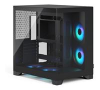 Fractal Design Case Pop 2 Vision Nero con Pannello in Vetro Temperato