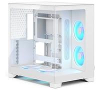 Fractal Design Case Pop 2 Vision White RGB con vetro temperato