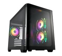 Case PC FSP S380 Mini Tower mATX/mITX Nero ARGB Vetro Curvato