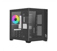 CASE PC GAMING MICRO TOWER VENTOLA ARGB 120MM FRONTALE E PANNELLO VETRO mATX