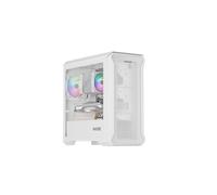Case PC GENESIS Irid 503 Mini Tower Trasparente Bianco Multi RGB Gaming